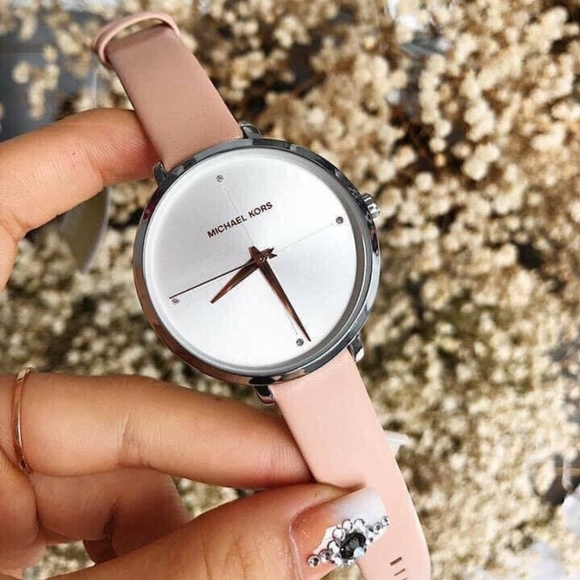 Michael Kors Accessories - Michael Kors MK2778 Charley Blush Leather Watch